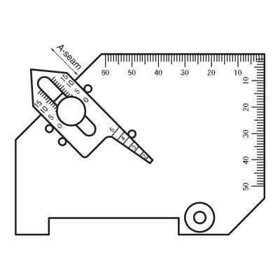 WLDPRO Welding gauge CAM-type (Model E)